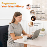 7HW Lumen Lite - Amethyst & Tourmaline PEMF Infrared Heating Pad for Pain Relief, Recovery & Relaxation
