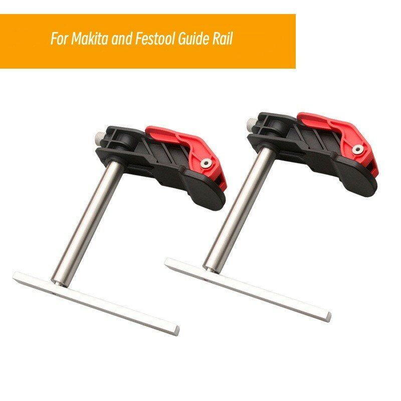 2-Pack 19mm/20mm Bench Dog Clamps for MFT Table & T-Track - Stainless Steel Clamping Tools