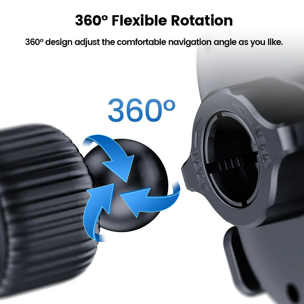 Gravity Car Phone Holder Air Vent Clip for iPhone, Samsung, Huawei, Xiaomi