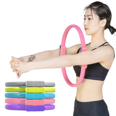 38CM Dual Grip Pilates Ring for Body Shaping, Fitness, and Yoga Exercise Kit Set