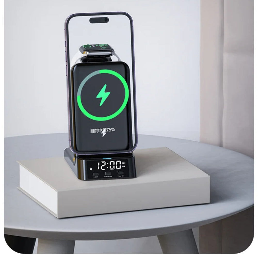 Fast Wireless Charger Bracket for Qi Phones: iPhone, Huawei, Samsung, AirPods, Watch