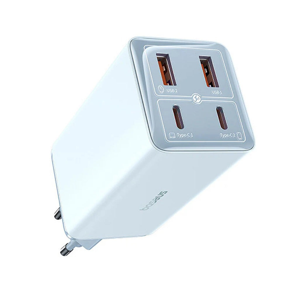 GaN6 Pro 100W 4-Port USB PD Charger with 100W Type-C Cable, Fast Charging Wall Adapter