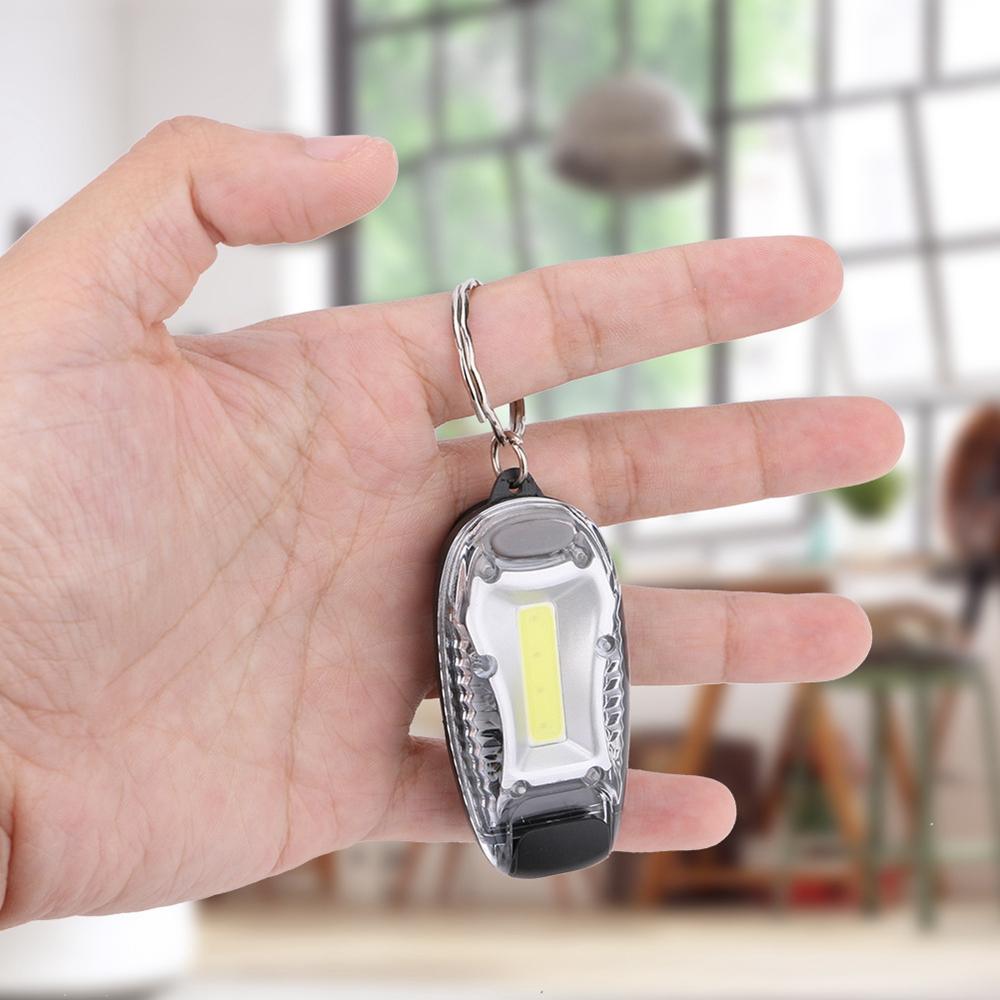 Mini Portable COB LED Keychain Light - Battery Powered Tent, Camping, Emergency Work Flashlight