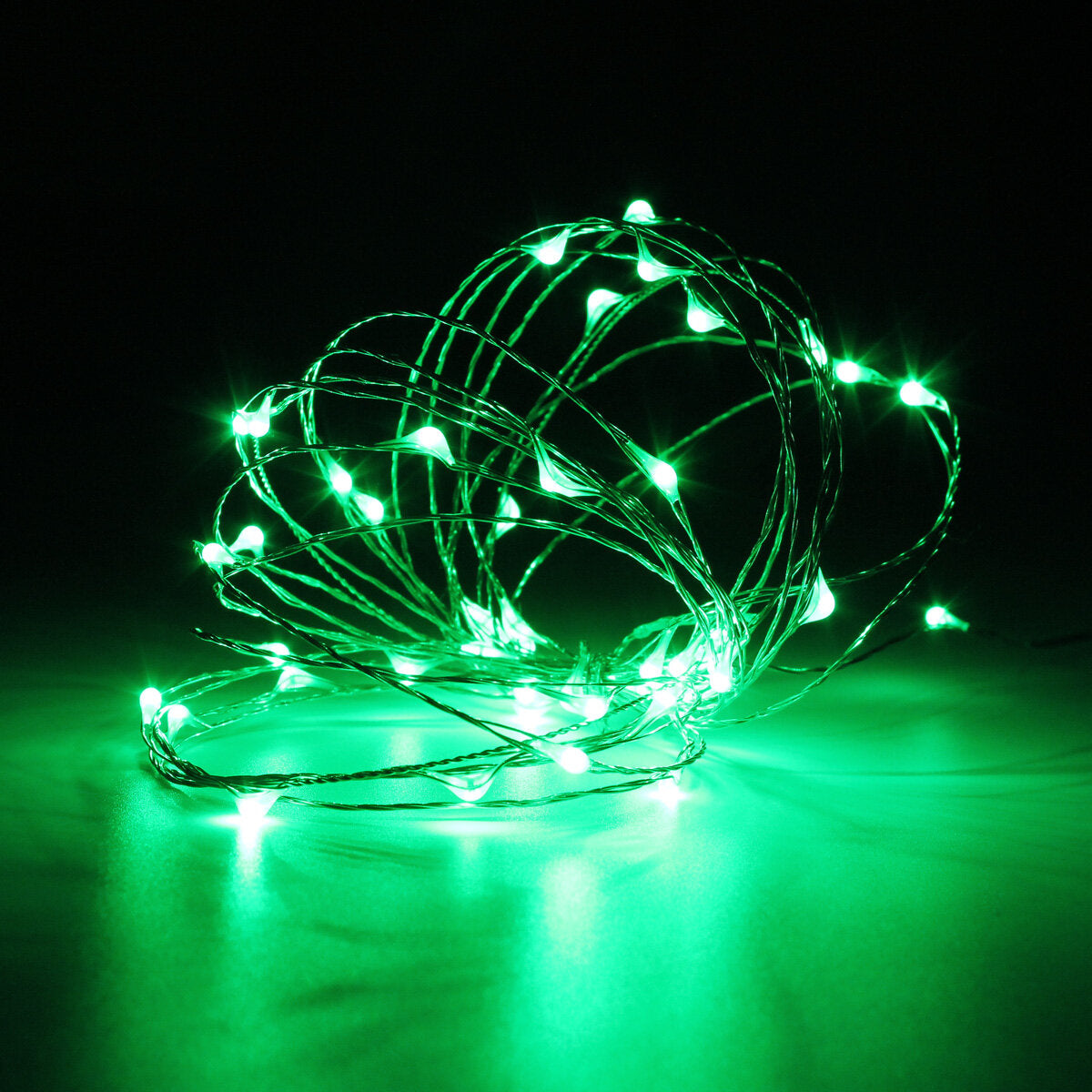 10M 100 LED Silver Wire Waterproof Christmas Outdoor String Fairy Lights DC12V