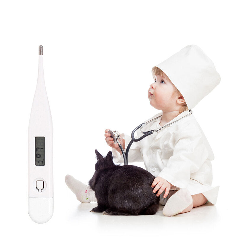 Digital LCD Thermometer for Baby Body Temperature - Safe Oral Thermometer for Kids, Boys & Girls, C/F Display