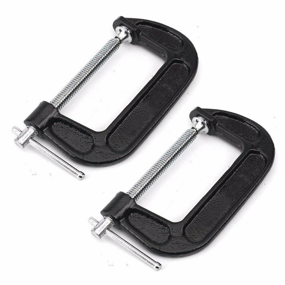 Heavy Duty Steel C Clamp - Durable G Clamp for Woodworking and Hardware Fixtures