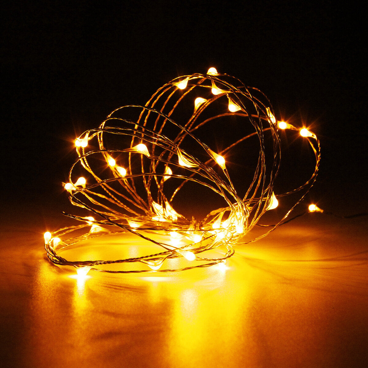 10M 100 LED Silver Wire Waterproof Christmas Outdoor String Fairy Lights DC12V