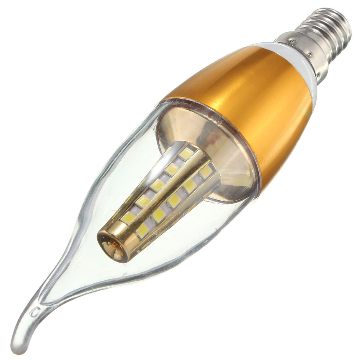 E27 E14 E12 B22 B15 6W 35 SMD 2835 LED Pure/Warm White Light Bulb AC85-265V