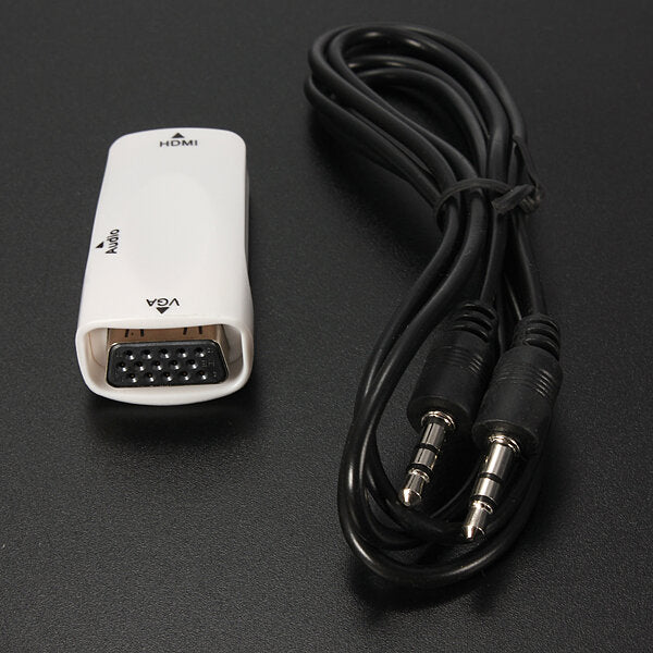 1080P HDMI to VGA Female Video Converter Adapter - High-Quality Video Conversion