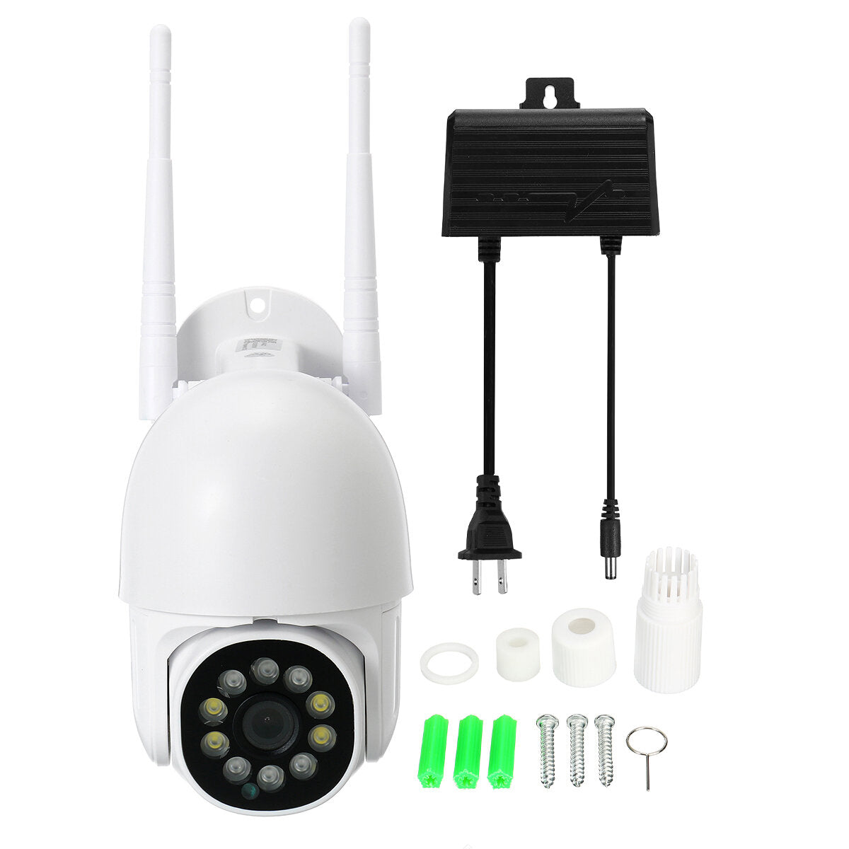 1080P 360 Degree Wireless WiFi IP Security Camera with PIR Alarm and Remote Monitoring