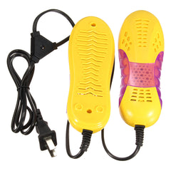 Elektrischer Schuhtrockner, 220 V, 50 Hz, 10 W, violettes Licht – Schuhtrockner aus Kunststoff und Metall