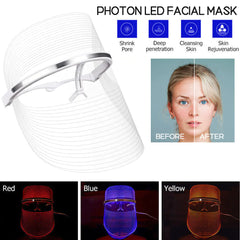 USB Three-Color Photon LED Mask Machine for Collagen Activation