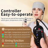Red Light Therapy Heating Headband for Migraine Relief, 3-Level Heated Head Wrap for Stress, Tension & Rheumatic Pain