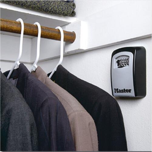 Outdoor Wall Mount Combination Lock Key Safe Box - Hidden Keys Storage for Home & Office Security