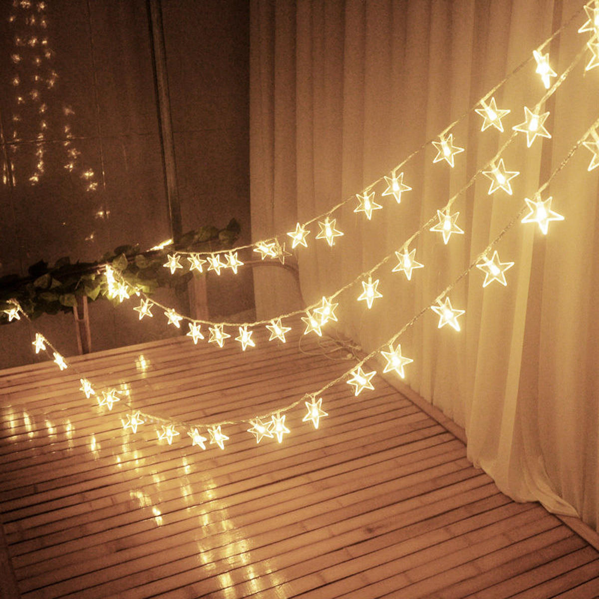 10M 100 LEDs 8 Modes Star Fairy String Lights for Indoor/Outdoor Wedding, Christmas, Party Decor