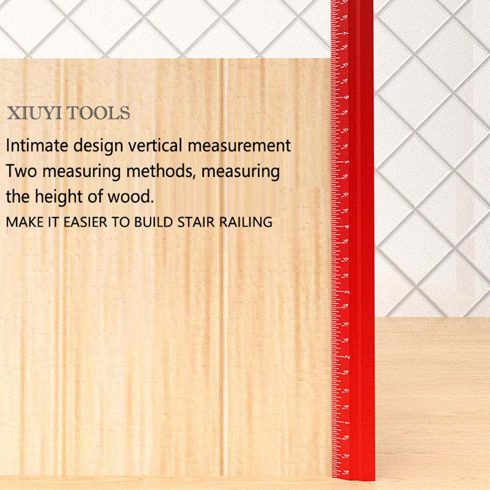 V Shape Ruler for Precision Square & Right Angle Checks - CNC Aluminum