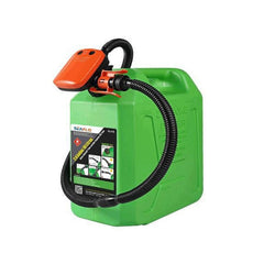 Portable 3V Fuel Transfer Pump, Auto-Stop, Battery Powered, 9.0LPM, 3 Adapters for Oil/Gas/Water