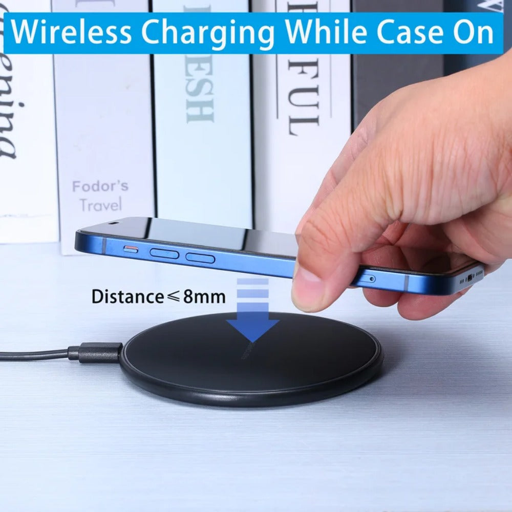 100W Fast Wireless Charger for iPhone, Samsung, Xiaomi, Huawei - Induction Charging Pad