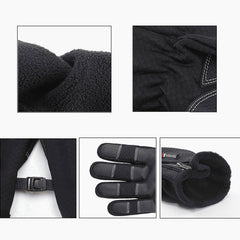 Winter-Handschuhe mit Touchscreen, warm, winddicht, rutschfest, Thermo-Handschuhe für Damen und Herren, ideal zum Reiten, Skifahren, Sport