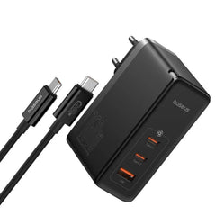 GaN5 Pro 160W 3-Port USB PD Fast Charger with 240W Type-C Cable - EU Plug