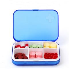 Weekly Pill Organizer Box - Tablet Holder & Drug Container for Home & Travel