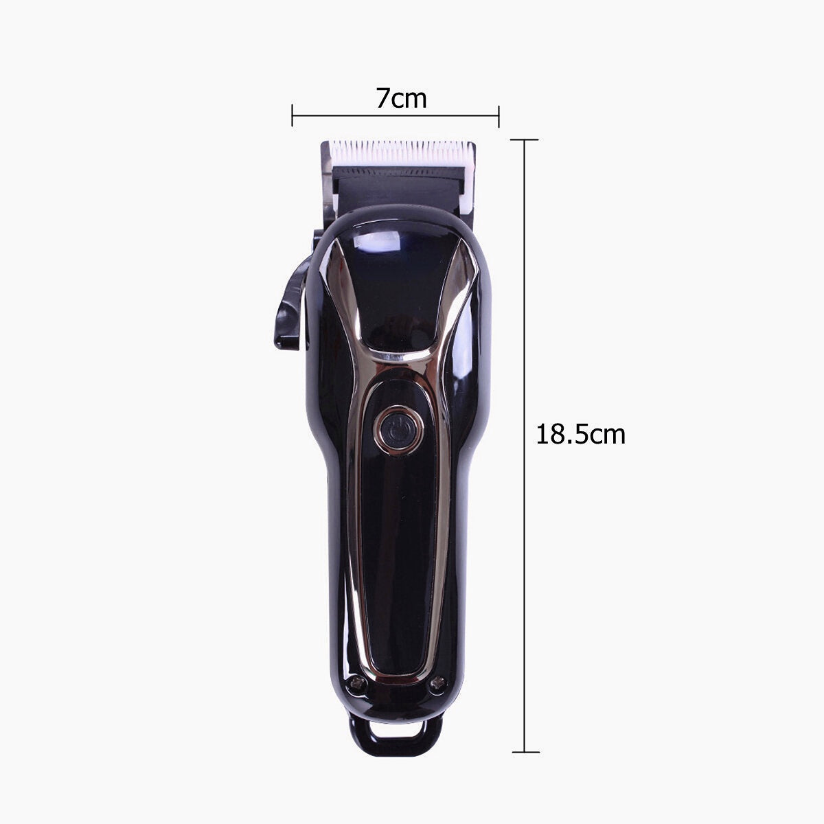 LCD Digital Display Electric Hair Clipper with Oil Head Scissors for Adults