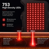 7HW MantleElite Red Light Vest for Neck, Shoulders & Full Back