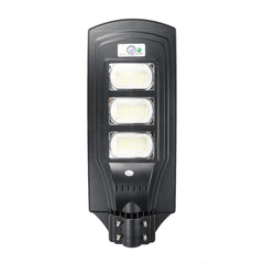 120W LED Solar Wall Street Light with PIR Motion Sensor for Outdoor Garden