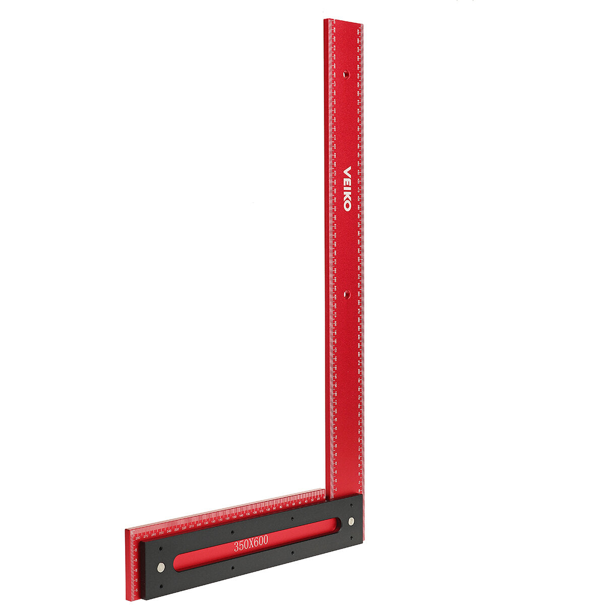 600mm Aluminum Alloy Carpenter Square - Right Angle Ruler for Woodworking and Marking