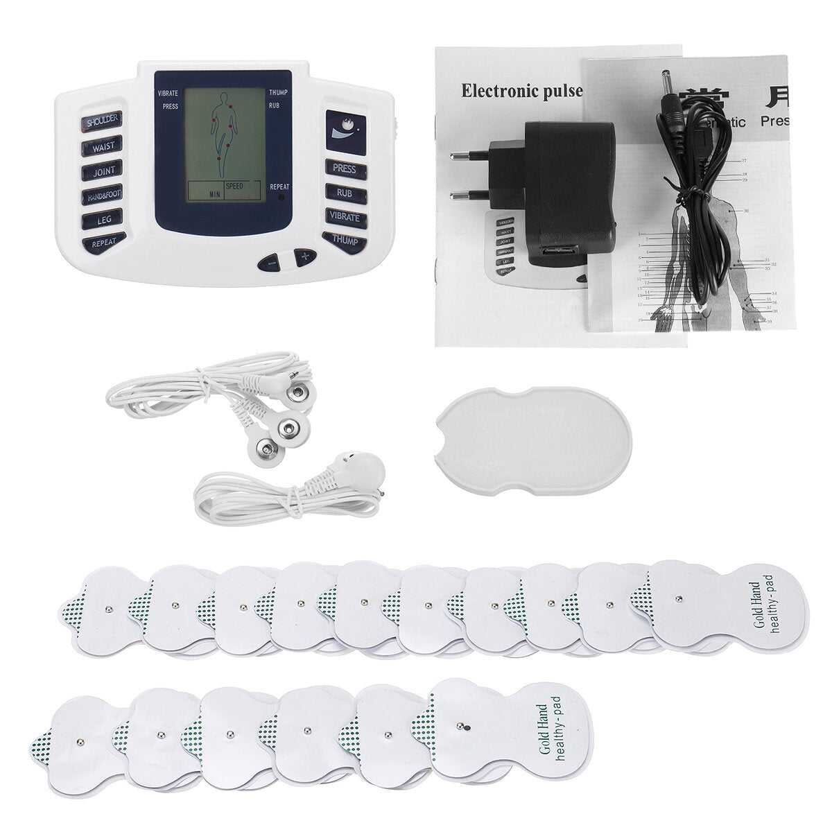 Electrical Stimulator Massager for Body Acupuncture and Muscle Relaxation Therapy Machine