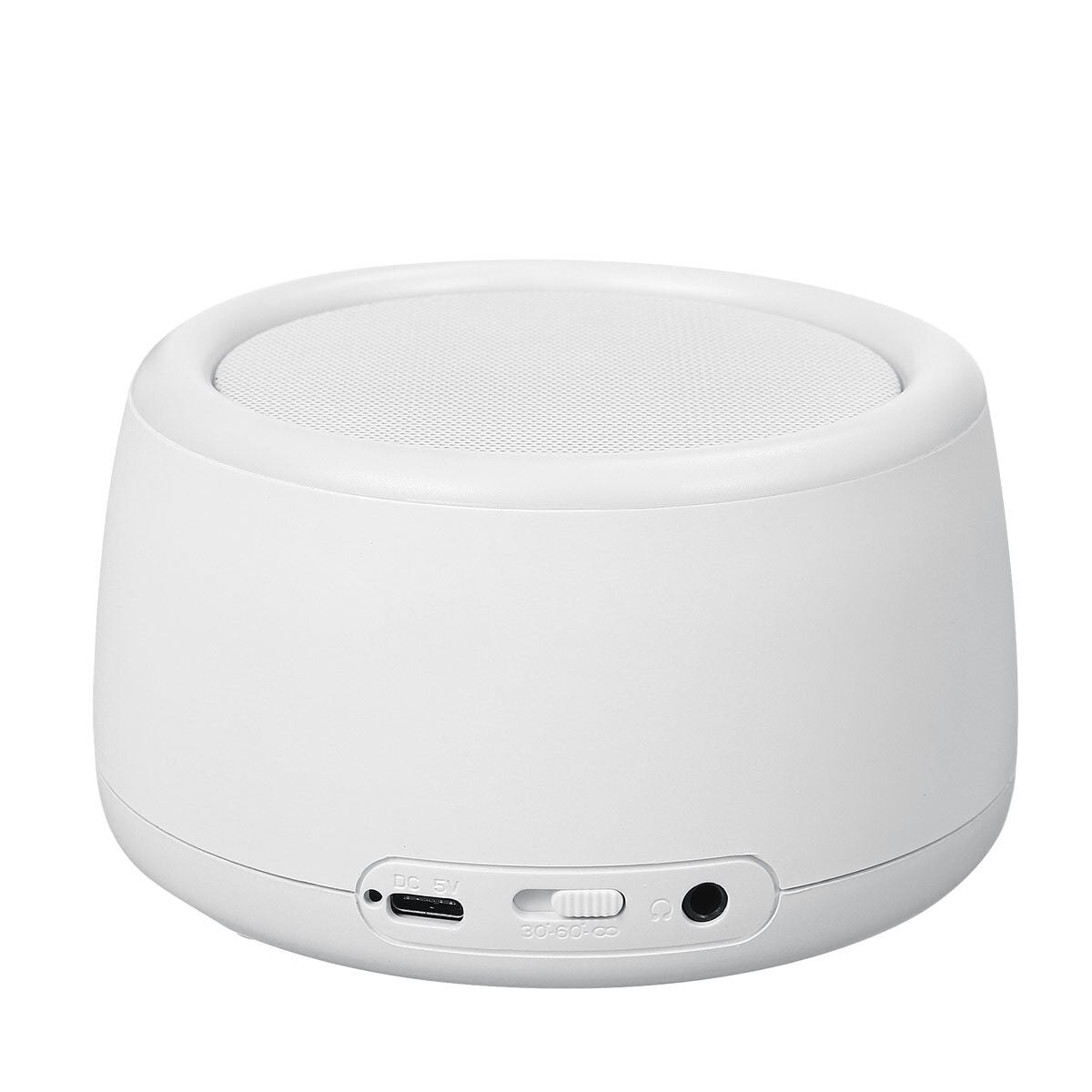 USB Rechargeable White Noise Sleep Aid with Night Light, 30 Soothing Sounds & Bluetooth Support