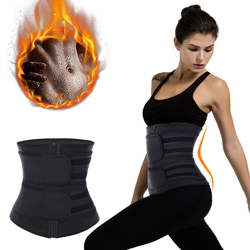 Adjustable Waist Trainer Body Shaper Tank Top for Men & Women - Sport Belts & Spine Protector