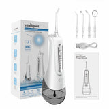 300ml Water Flosser,IPX7 Waterproof Dental Irrigator - 4 Modes, DIY Memory & 2000mAh USB-C