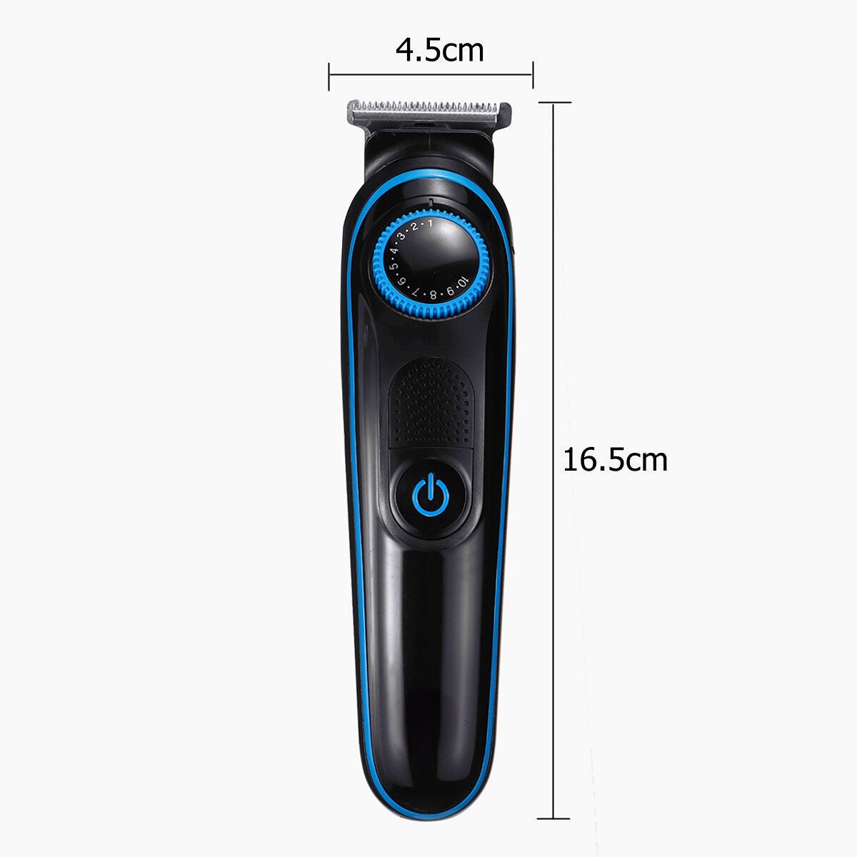 5-in-1 USB Rechargeable Hair Clipper with LCD Display for Salon Carving and Fading