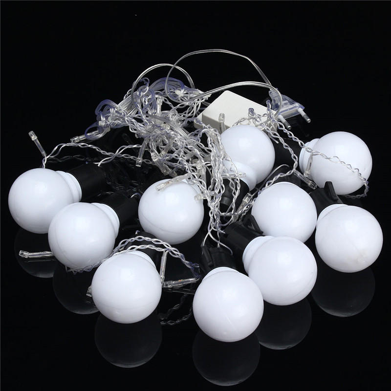 1.5M 10 Ball LED Fairy String Lights - Multicolor, Wedding/Party/Christmas Decor