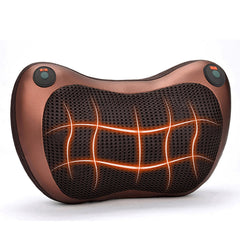 2000mAh 3-Speed Back Neck Massager Pillow with Heat, Deep Tissue, Double Button Control - Electric Massage Pillow