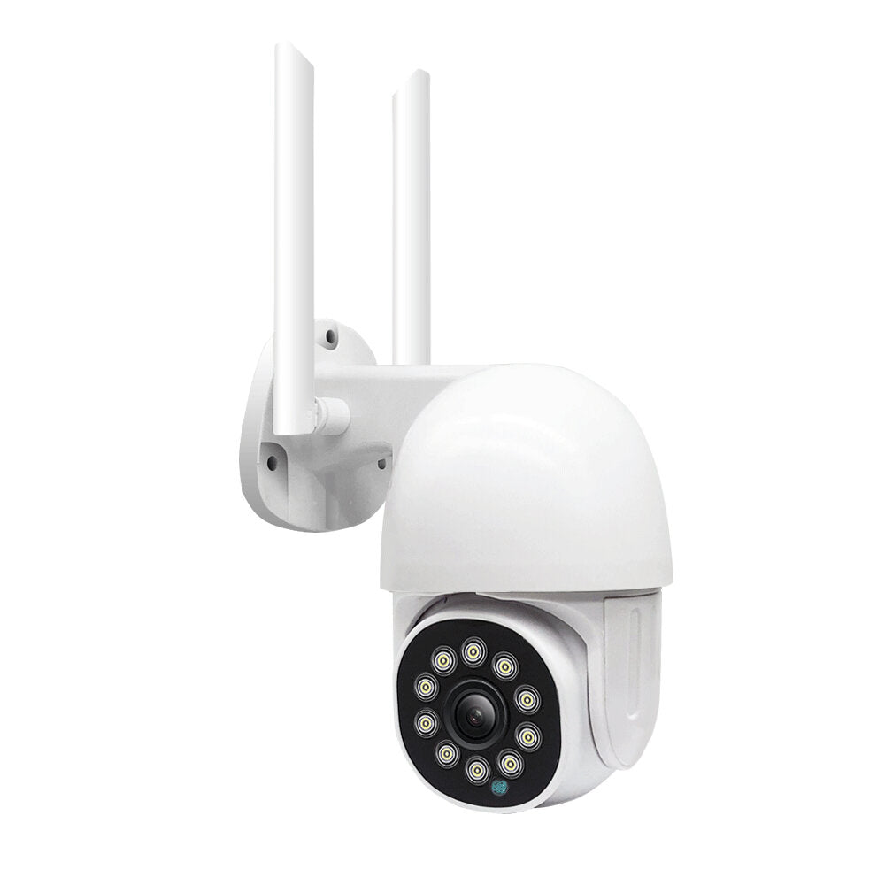 10 LED HD 1080P WiFi IP Camera with Two-Way Audio, PTZ Auto Tracking, Night Vision, H.264 Wireless Security Camera