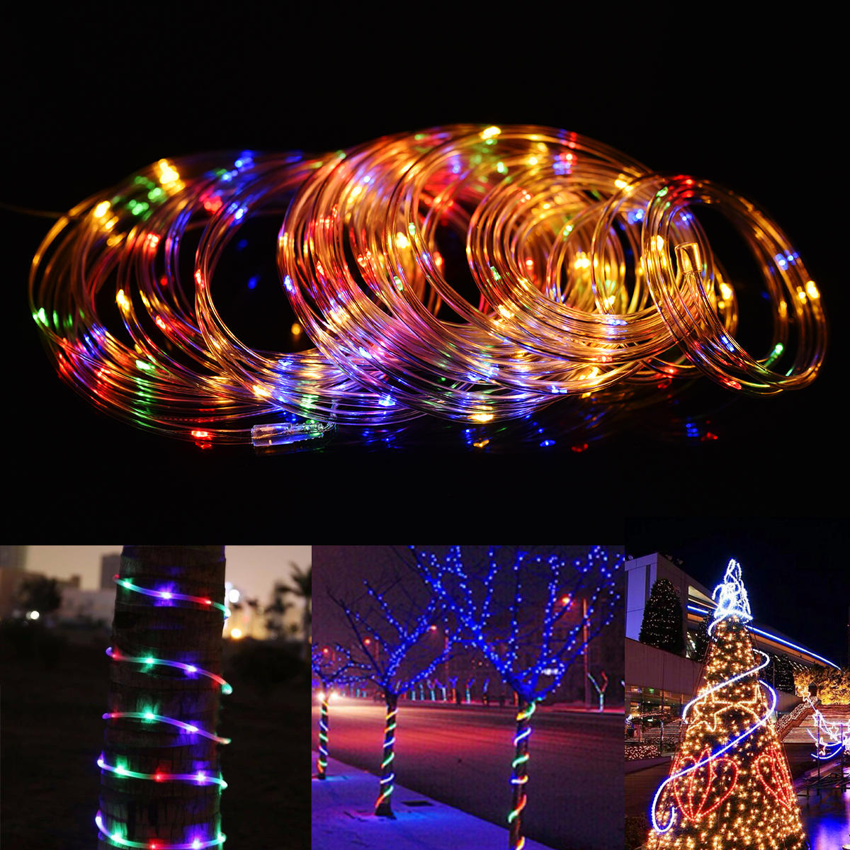 12M Battery Powered 120 LED String Lights - 8 Modes, Remote Control, Fairy Lamp for Party, Christmas, Home Decor