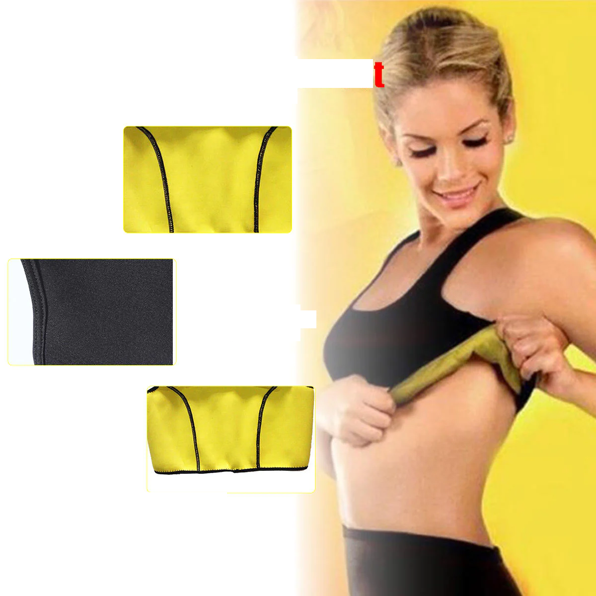 Women's Sauna Thermo Hot Sweat Body Shaper Vest for Gym, Yoga, and Slimming