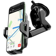 Universal Car Phone Holder GPS Mount for iPhone 12-14 Pro Max, Xiaomi, Samsung S23 - Secure and Adjustable