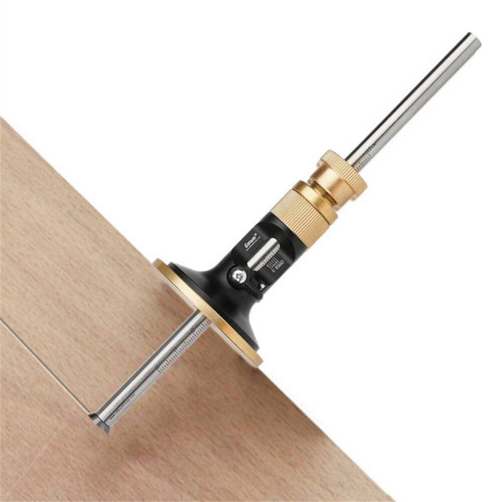 Woodworking Wheel Marking Gauge Kit with 10 Cutters - Carpenter Scribe Tool