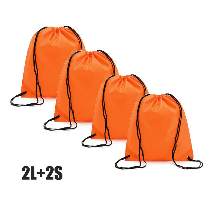 Durable Nylon Travel Drawstring Storage Bag - Sport Backpack Sack Bag