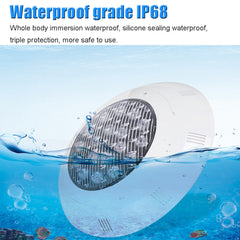 12V RGB LED Swimming Pool Light Bulb, 24W/36W, Underwater Decor, IP68, Remote Control Included