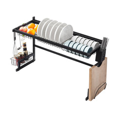 Over Sink Dish Drying Rack Organizer - Kitchen Draining Storage Holder