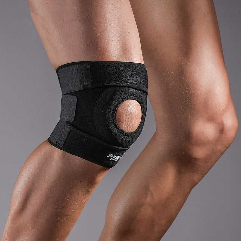 Elastic Knee Pads - Nylon Anti-Fall Knee Support Brace for Outdoor Sports, Basketball, Fitness