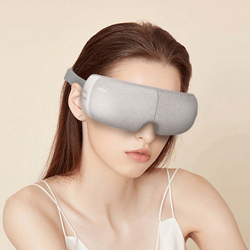 Smart Electric Eye Massager with Bluetooth, Vibration, Heat, and One-Click Folding