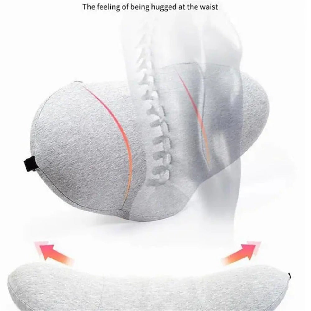 Memory Foam Pillow for Lower Back Pain Relief & Comfortable Sleep