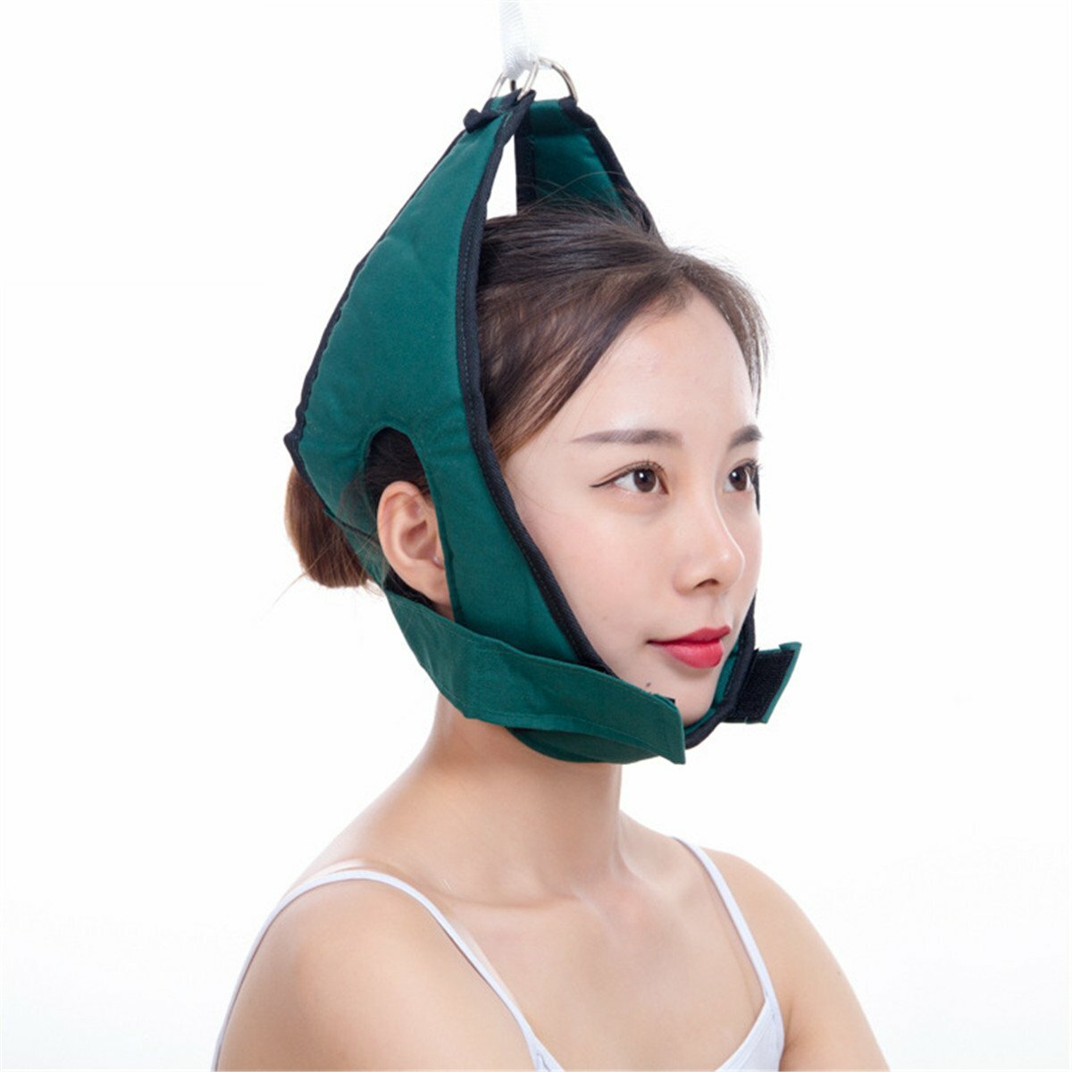 Adjustable Cervical Traction Belt for Head, Neck, and Shoulder Pain Relief