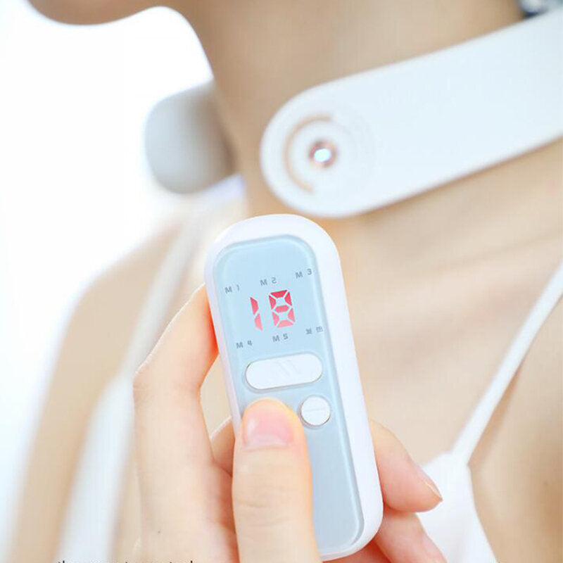 Multifunctional Cervical Neck and Shoulder Massager - Pulse Physiotherapy for Pain Relief and Body Relaxation