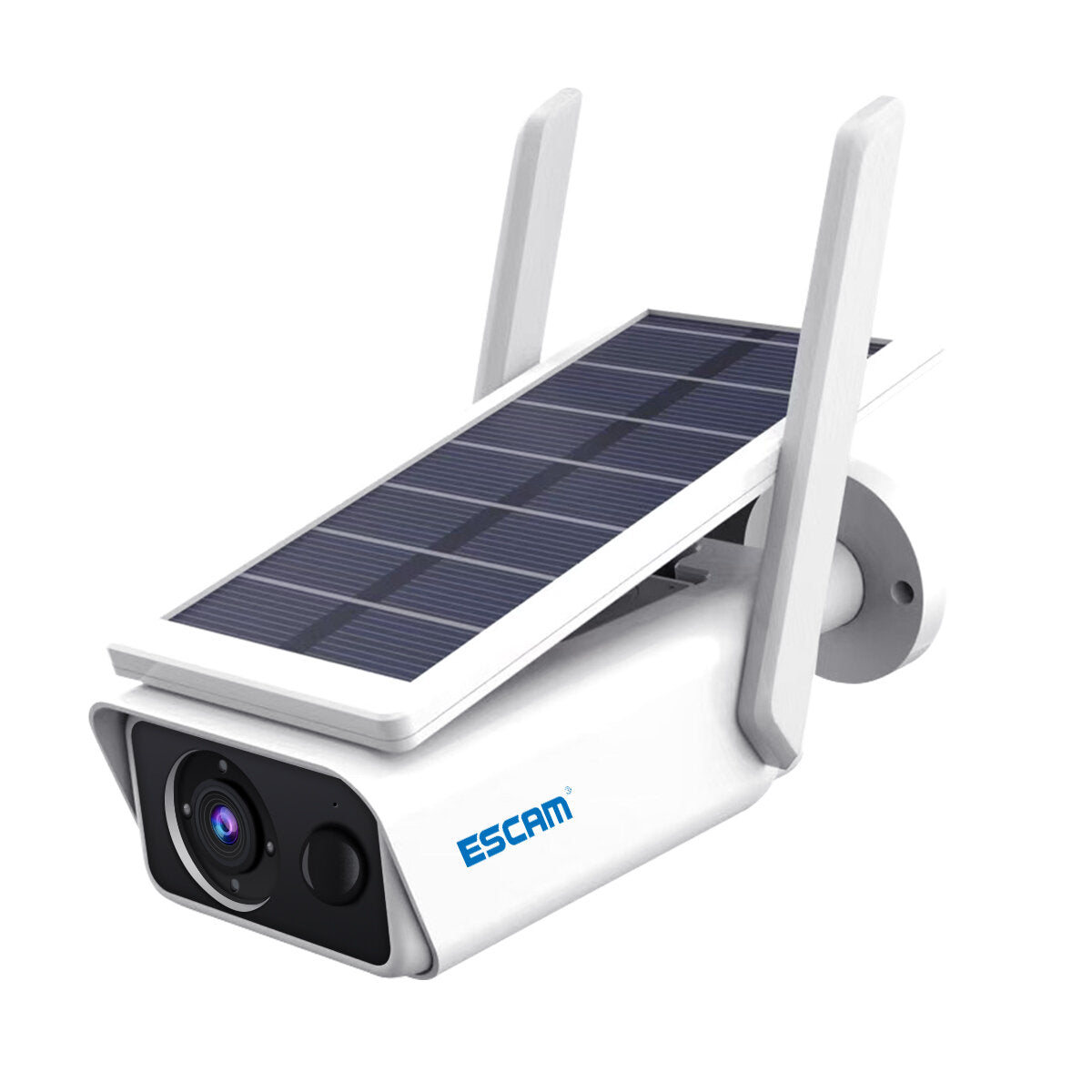 3MP Wireless Solar Battery Camera: PIR Motion Detection, Night Vision, Two-Way Audio, Cloud Storage, IP66 Waterproof, ICSEE APP